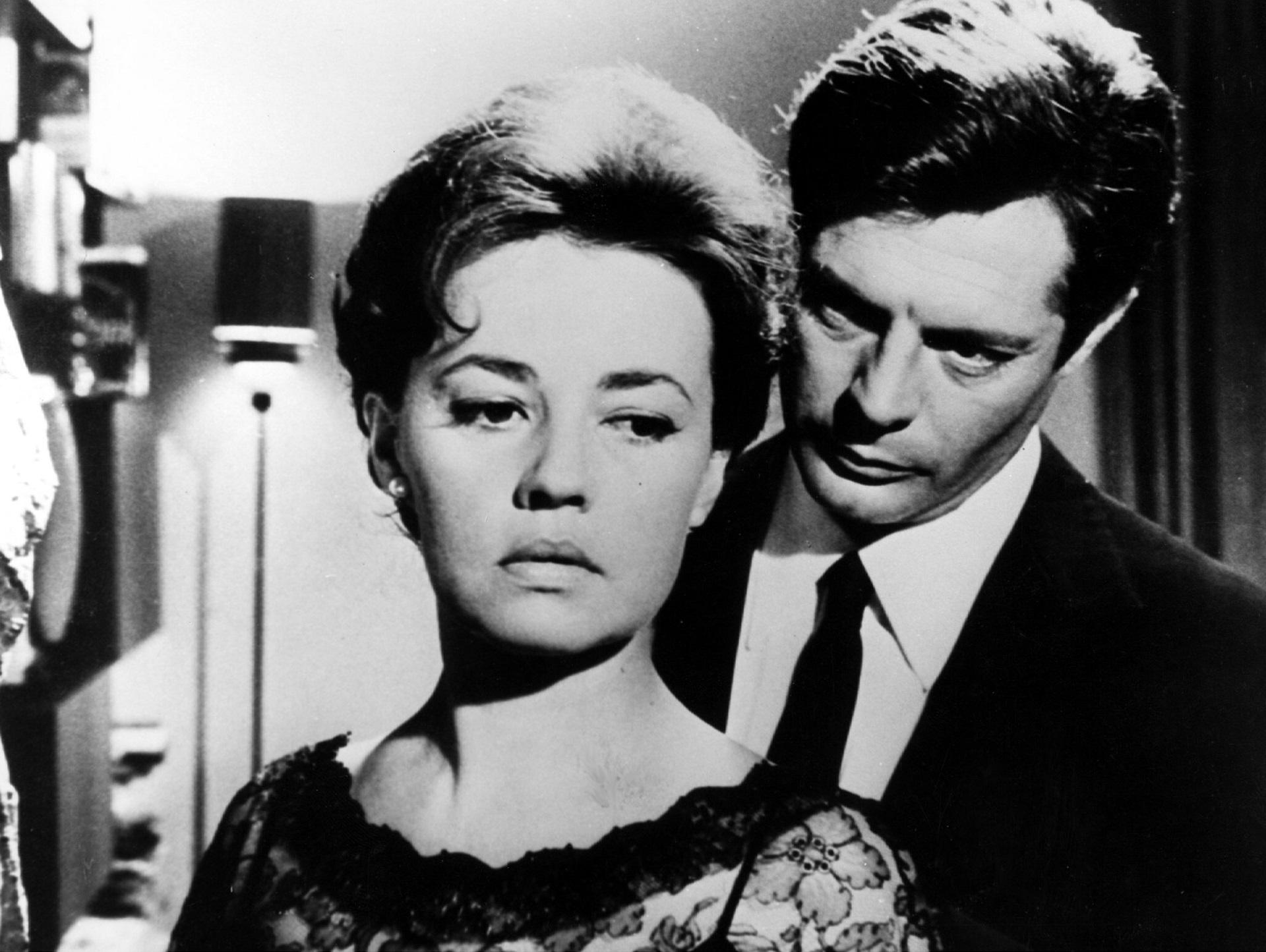 Marcello Mastroianni e Jeanne Moreau nei panni di Giovanni e Lidia